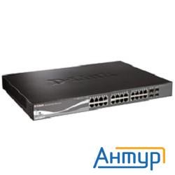 D-link Dgs-1510-28p/a1a Proj Настраиваемый L2+ стекируемый коммутатор с 24 портами 10/100/1000base-t