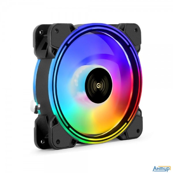 Exegate Ex295963rus Вентилятор 12В Dc с подсветкой Exegate Ex12025hm3pm.frgb.7o5csu (120x120x25 мм,