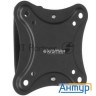 Кронштейн для телевизора Kromax Corbel-1 черный 10"-32" макс.25кг настенный поворот и наклон