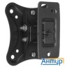 Кронштейн для телевизора Kromax Corbel-1 черный 10"-32" макс.25кг настенный поворот и наклон