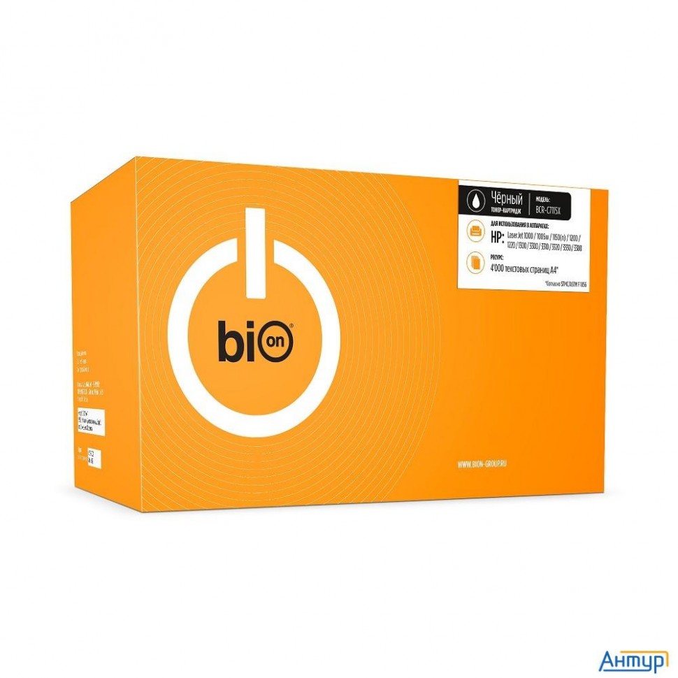 Bion C7115x Картридж для Hp{ Laserjet 1000/1005/1200/1200n/1200se/1220/1220se/3300mfp/3320n Mfp/3320