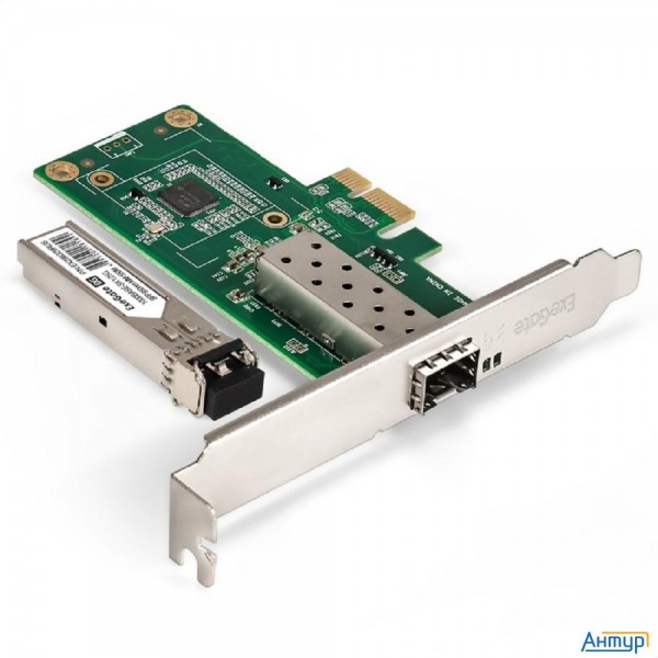 Exegate Ex298935rus Комплект: Сетевой адаптер Sfp Exegate Exe-i210-f1 + Трансивер Multi-mode до 550м