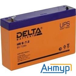 Delta Hr 6-7.2 (7.2 А\ч, 6В) свинцово- кислотный аккумулятор