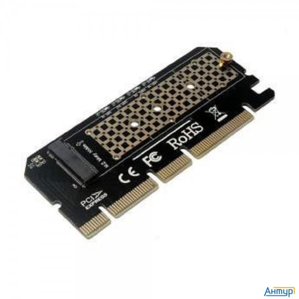 Orient C299e, Переходник Pci-e 16x->m.2 M-key Nvme Ssd, тип 2230/2242/2260/2280  (30899)