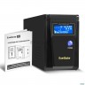 ИБП (инвертор, синус, для котла) Exegate Sinetower Sn-600.lcd.avr.2sh <600va/360w, чистая синусоида,