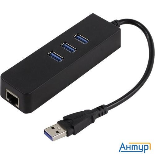 Ks-is Ks-405 адаптер с Usb хабом Usb 3.0 Rj45 Lan Gigabit