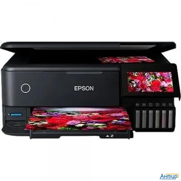МФУ струйный Epson Ecotank L8160 цветная печать, A4, с СНПЧ, цвет черный [c11cj20503]