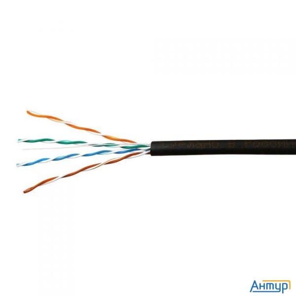 Skynet Кабель Utp Outdoor, медный, Fluke Test, кат.5e, однож., 305 м, Box, черный [csl-utp-4-cu-out]