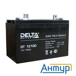 Delta Dt 12100 (100 А\ч, 12В) свинцово- кислотный аккумулятор