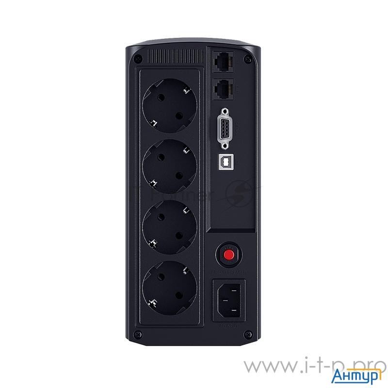 Источник бесперебойного питания Ups Cyberpower Vp1000elcd Line-interactive 1000va/550w Usb/rs-232/rj