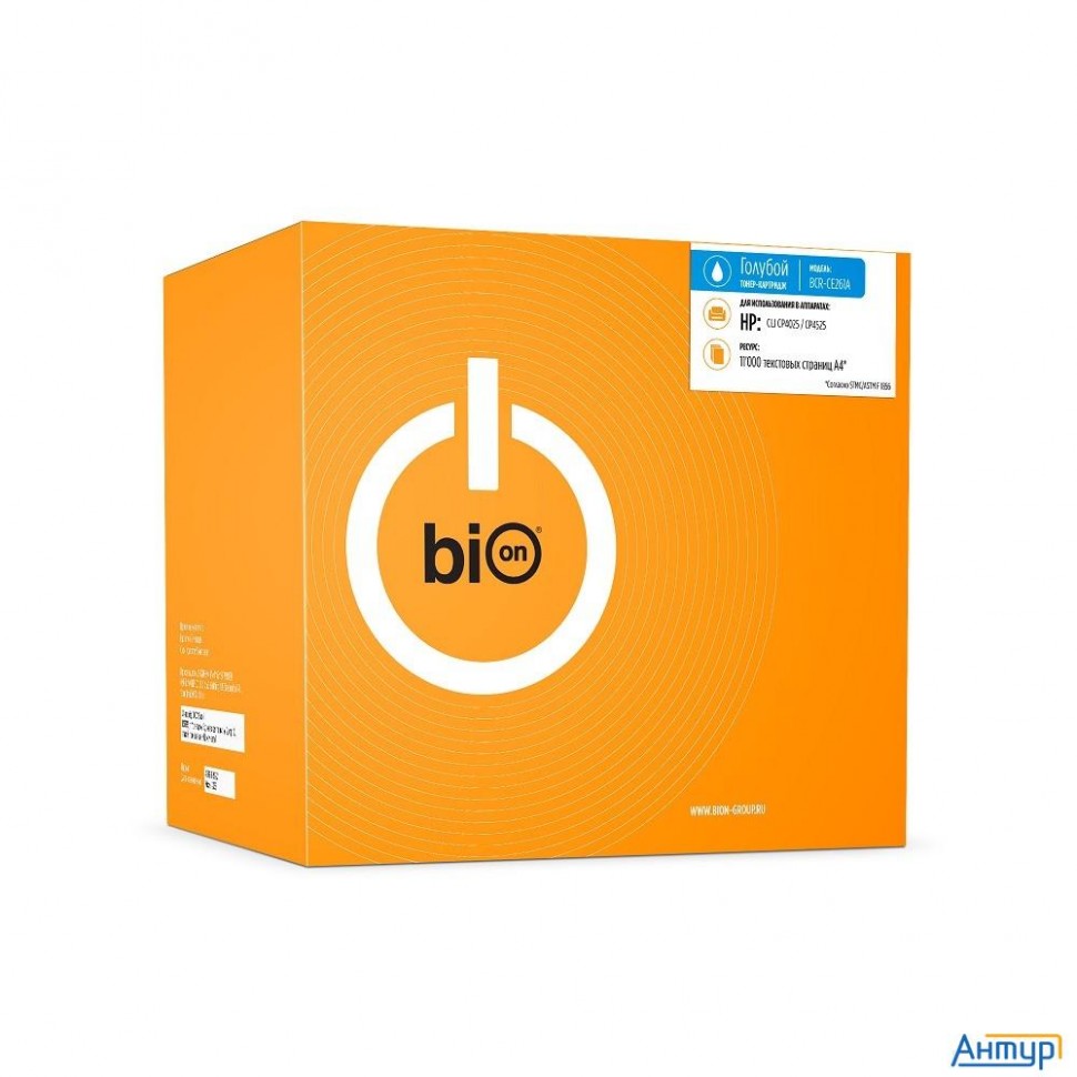 Bion Ce261a Картридж для Hp Color Laserjet Enterprise Cp4025n/cp4025dn/cp4525n/cp4525dn/cp4525xh (11