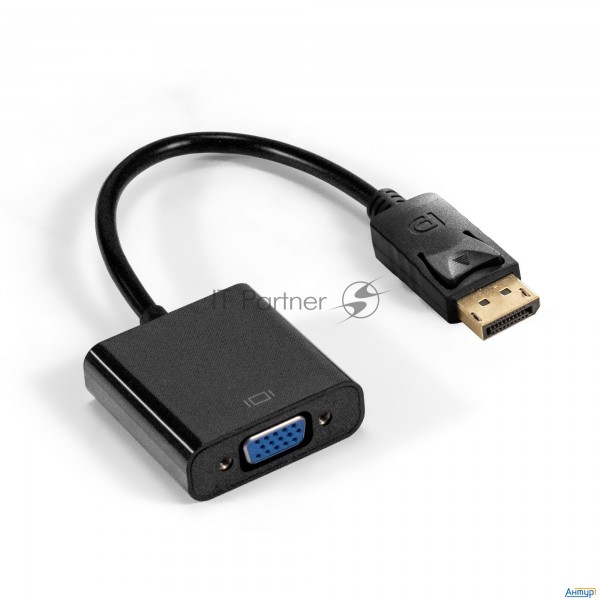 Кабель-переходник Displayport-vga Exegate Ex-dpm-vgaf-0.2 (20m/15f, 0,2м)