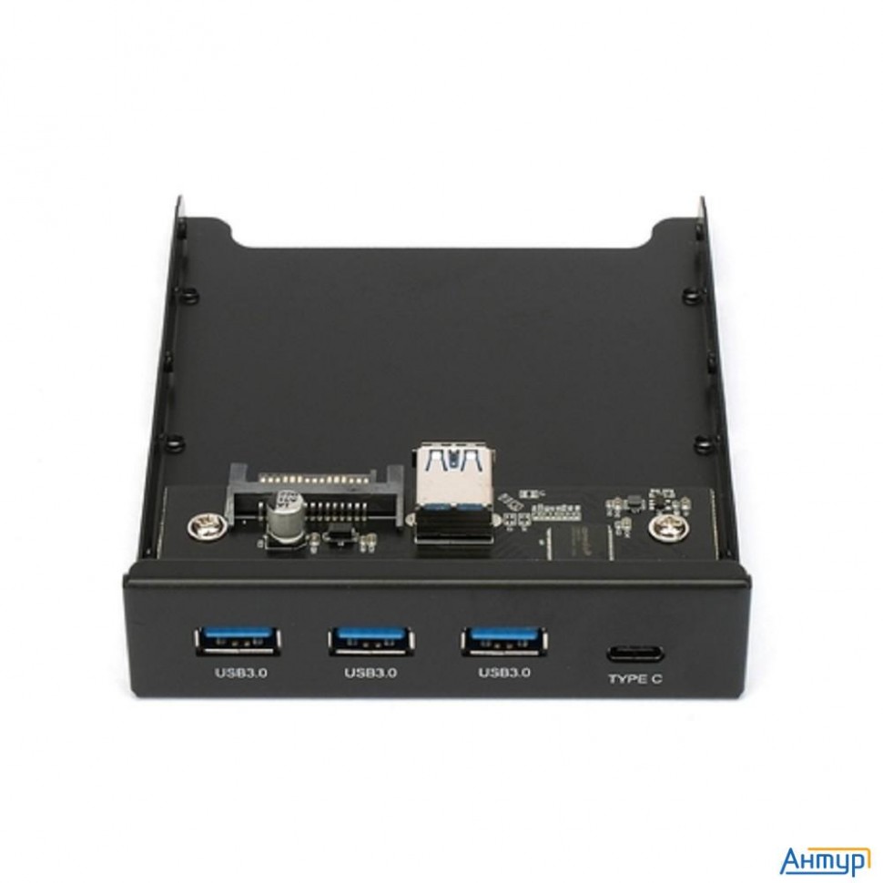 Gembird Планка Usb 3.0 на переднюю панель 3.5, 3 порта Usb и 1 порт Type-c (fp3.5-usb3-3a1c)