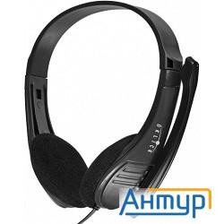 Oklick Hs-m150 черный 2м накладные (no-003n) [428963]