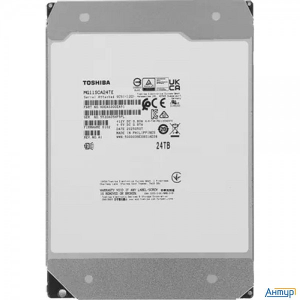 Жесткий диск серверный Toshiba Mg11sca24te 3.5" 24tb Mg11 Series Sas