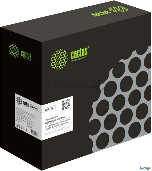 Картридж лазерный Cactus 147y Cs-w1470y черный (42000стр.) для Hp Laserjet M611dn/m612dn/m634dn/m634