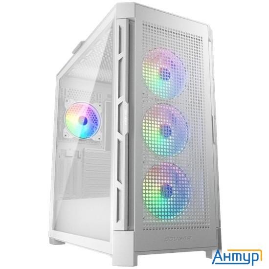 Cougar Airface Pro Rgb White 4x120mm Argb Fan, Argb Fan Hub, БЕЗ БП, БЕЛЫЙ, E-atx