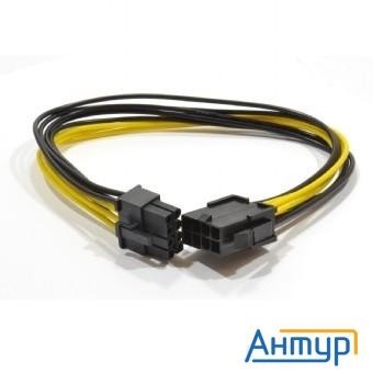 Cablexpert Удлинитель кабеля питания Pci-express 6+2pin M/ Pci-express 6+2pin F, 30см (cc-psu-84)