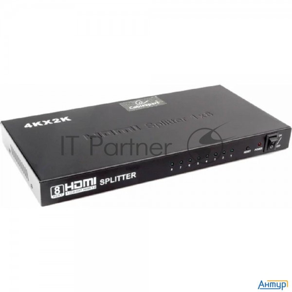 Разветвитель Hdmi Cablexpert Dsp-8ph4-03, Hd19f/8x19f, 1 компьютер => 8 мониторов, Full-hd, 3d, 1.4v