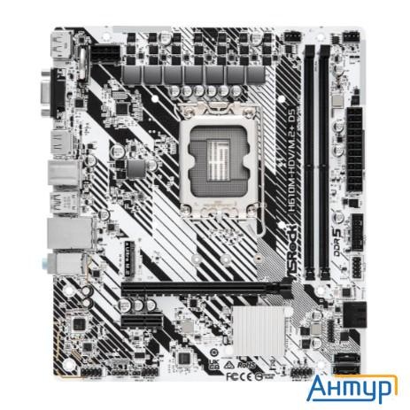 Asrock H610m-hdv/m.2+ D5 {lga 1700, Intel H610, Matx} Rtl