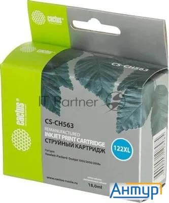 Картридж струйный Cactus Cs-ch563 №122xl черный (18 мл.) для Hp Deskjet 1050/2050/2050s