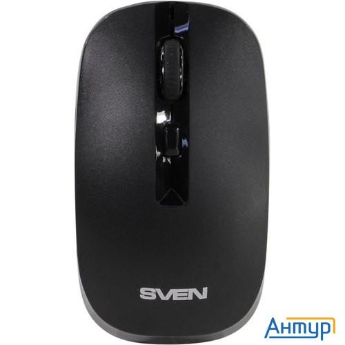 Беспроводная мышь Sven Rx-260w чёрная (3+1кл. 800/1200/1600dpi, блист.)