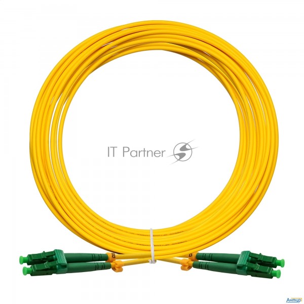 Патч-корд волоконно-оптический Exegate Fc-d-9-lc/apc-lc/apc-10m-lszh (Шнур ВО Sm 9/125 (os2/g.652.d)