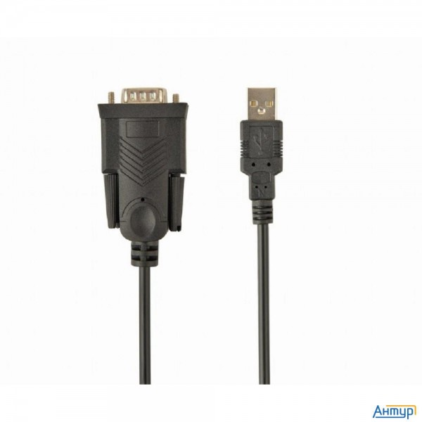 Gembird Конвертер Usb->serial Uas-db9m-02 Am/db9m, 1,5 м, Pl2303ta, Winxp-win8, черный, пакет