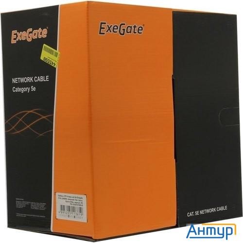 Exegate Ex281819rus Кабель Exegate  Utp4-c5e-cca-s24-out-pe-bk-305 Utp 4 пары кат.5e Cca, 24awg, вне