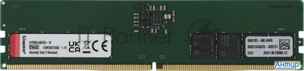 Модуль памяти Kingston Ddr5 16gb 5600mt/s Cl46 Dimm 1rx8, 1 Year