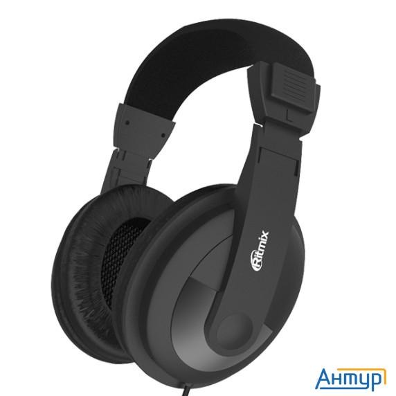 Ritmix Rh-524tv {Наушники. 40 мм, 20-20000 Гц, 32 Ом, 99 дБ ± 3 дБ, 5 м, пластик}