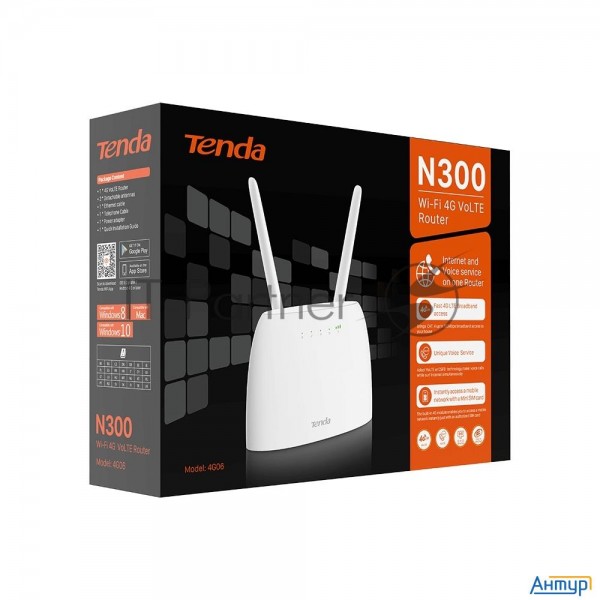Роутер Tenda 4g06, 4g Lte и 4g Volte Wifi