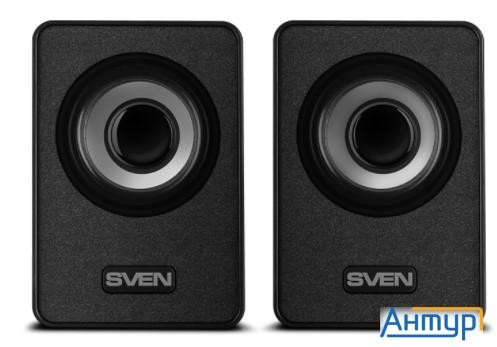 Sven 135, чёрный, Usb, акустическая система 2.0,  мощность 2x3 Вт(rms)