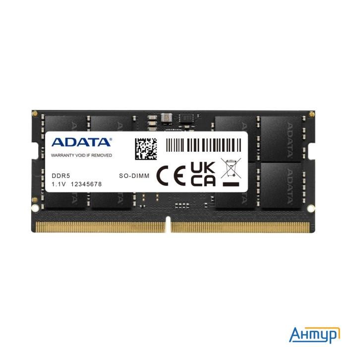 Модуль памяти для ноутбука Ddr5 16gb Ddr5-4800 Ad5s480016g-s, Cl40, 1.1v Adata