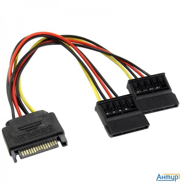 Orient C573, Переходник питания Sata 15pin (m) -> 2 X Sata 15pin (f)