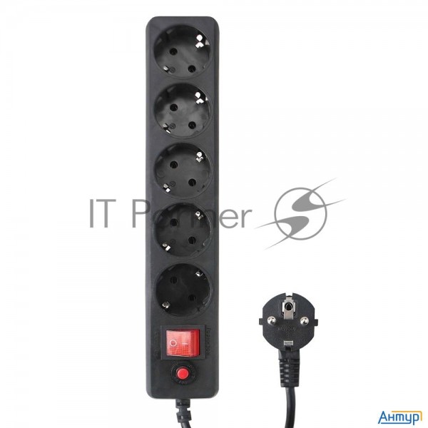 Сетевой фильтр Гарнизон Ehlb-3 5р10А 5м черный