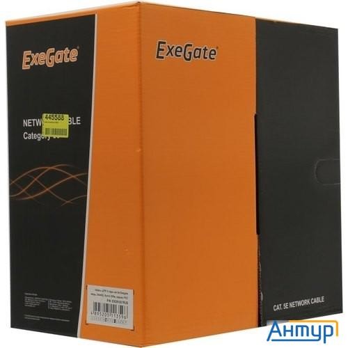 Exegate Ex281821rus Кабель Exegate  Utp-2-c5e-cu-s24-in-pvc-gy-305 Utp 2 пары кат.5e медь, 24awg, бу