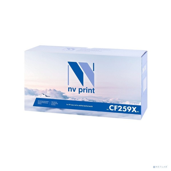 Nv Print Cf259x Тонер-картридж для Hp Laser Jet Pro M304/m404n/dn/dw/mfp M428dw/fdn/fdw, 10k (без чи