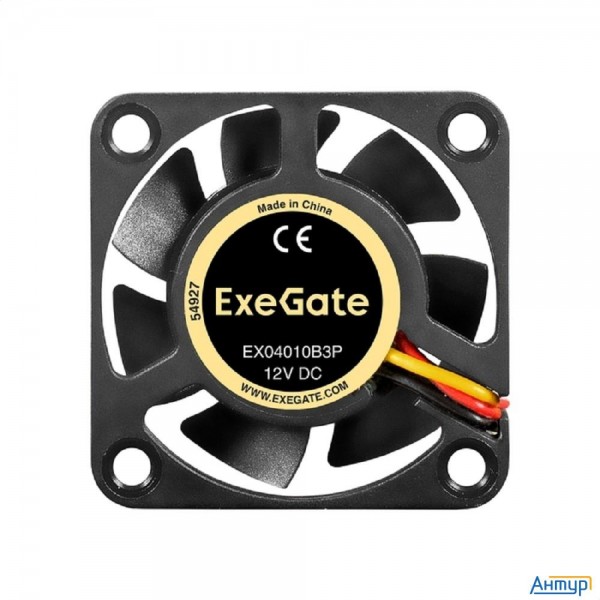 Exegate Ex297011rus Вентилятор 12В Dc Exegate Ex04010b3p (40x40x10 мм, 2-ball (двойной шарикоподшипн