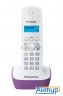 Телефон Panasonic Kx-tg1611ruf (сиреневый) {АОН, Caller Id,12 мелодий звонка,подсветка дисплея,поиск