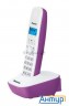 Телефон Panasonic Kx-tg1611ruf (сиреневый) {АОН, Caller Id,12 мелодий звонка,подсветка дисплея,поиск