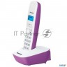 Телефон Panasonic Kx-tg1611ruf (сиреневый) {АОН, Caller Id,12 мелодий звонка,подсветка дисплея,поиск
