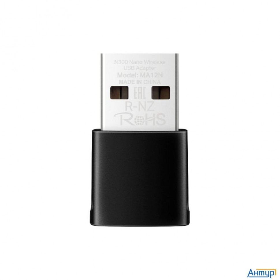 Mercusys Ma12n Сверхкомпактный Usb-адаптер с поддержкой Wi-fi N300