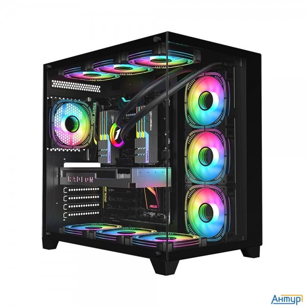 1stplayer Megaview Mv8-tp Black / Atx / Mv8-tp-bk