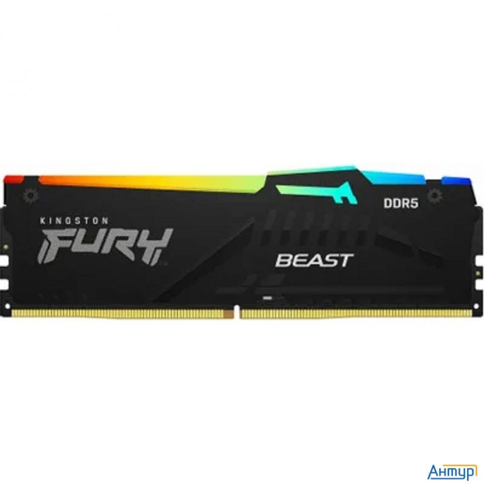 Оперативная память Kingston Fury Beast Black Expo Kf556c36bbea-16 Ddr5 -  1x 16ГБ 5600МГц, Dimm,  Re