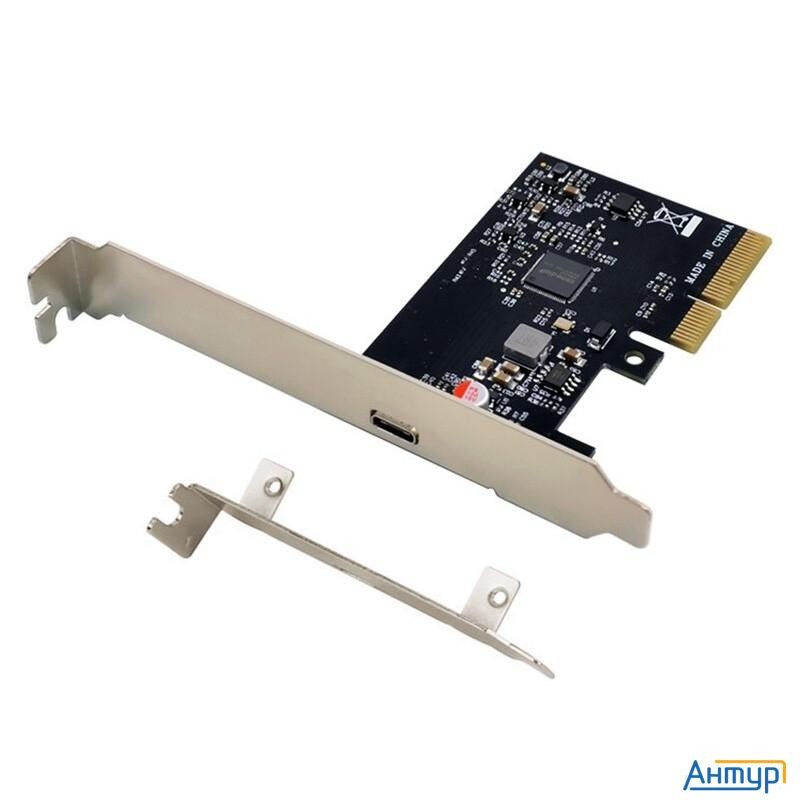 Orient Am-u3242pe-c, Контроллер Pci-ex4 V3.0, Usb 3.2 Gen2x2 (superspeed Usb 20gbps), скорость до 20
