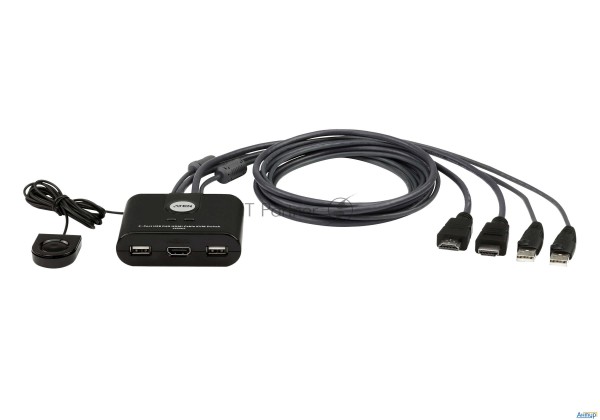 Переключатель Kvm 2-port Usb Fhd Hdmi Cable Kvm Switch