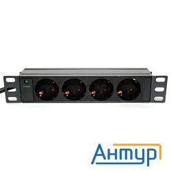 Аксессуар 5bites Блок розеток Pdu410a-10 4s / Al / 1u / 10" / 2m*3g*1.5mm2 / Vde