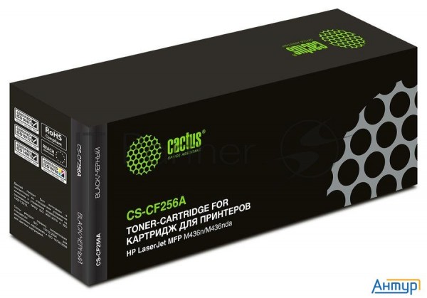 Картридж лазерный Cactus Cs-cf256a черный (7400стр.) для Hp Lj Mfp M436n/m436nda