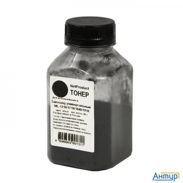 Netproduct Тонер для  Samsung универсальный Ml-1210/1710/1640/1910 80 г, банка